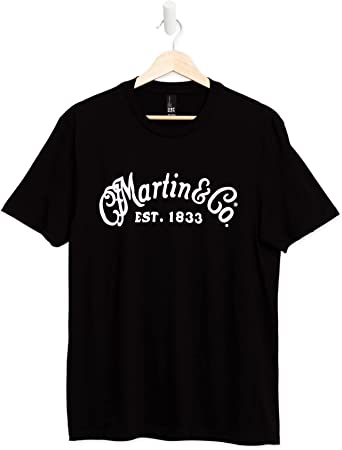 Martin Guitar T-Shirt with White Logo