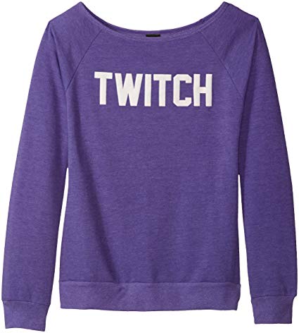 Twitch Ladies Off The Shoulder Sweatshirt