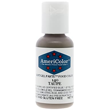 Food Coloring AmeriColor Taupe Soft Gel Paste .75 Ounce