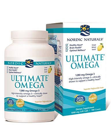 Ultimate Omega Softgel-Lemon Nordic Naturals 180 Softgel