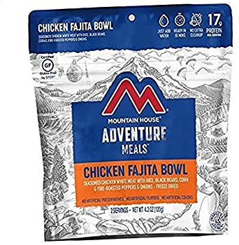 Mountain House Chicken Fajita Bowl | Freeze Dried Backpacking & Camping Food | Survival & Emergency Food | Gluten-Free