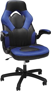 RESPAWN 3085 Ergonomic Gaming Chair - Racing Style High Back PC Computer Desk Office Chair - 360 Swivel, Integrated Headrest, Adjustable Tilt Tension & Tilt Lock - Blue