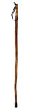 SE WS630-40 Natural Wood Walking Stick with Steel Spike and Metal-Reinforced Tip Cover 40