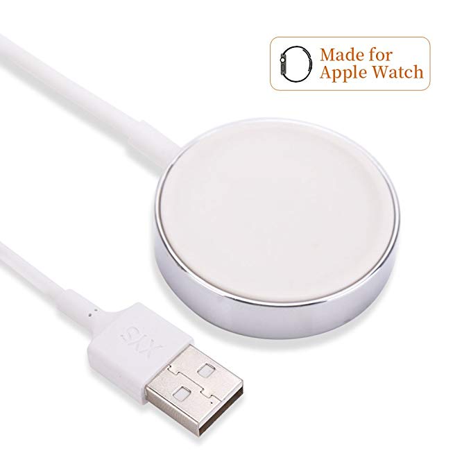 MASOMRUM Charger for Appl e Watch, Charging Cable for Appl e Watch/iWatch, Magnetic Wireless Charger USB Charging for Appl e Watch Series 1/2/3/4/Nike /Edition