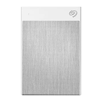 Seagate Backup Plus Ultra Touch 2 TB External Hard Drive Portable HDD – White USB-C USB 3.0, 1yr Mylio Create, 4 Months Adobe CC Photography, and 3-Year Rescue Services (STHH2000301)