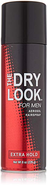 The Dry Look Hairspray For Men Extra Hold 8 Ounce (235ml) (6 Pack)