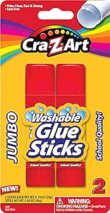 Cra-Z-art Jumbo Washable Glue Sticks, 2-Count (11306N-48)