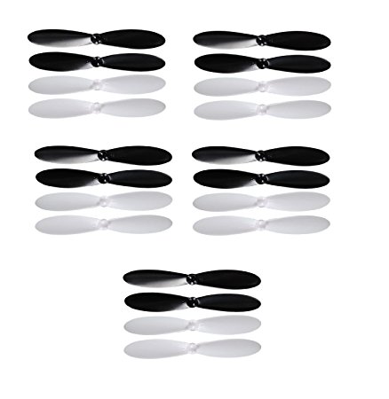 Hubsan X4 H107 Propeller Blades Props 5x COMBO Propellers SHIPS FROM USA B&W Color: Black White Model: