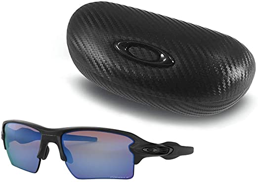 Oakley Prizm Deep H2O Polarized (Matte Black) with Oakley Carbonfiber Ellipse O Case Sunglasses