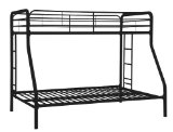 Dorel Home Products Twin-Over-Full Bunk Bed Black