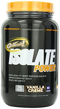 ISS Research OhYeah! Isolate Power, Vanilla Creme, 2 Pound