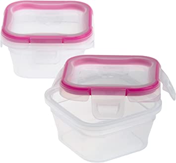 Snapware 2-Pack Total Solution 1.34-Cup Square Storage, Plastic