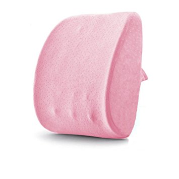 Balichun Lumbar Back Pain Support Pillow – Honey Pink