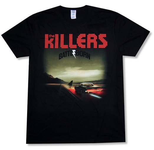 Bravado Adult The Killers "Album Cover Tour 2012" Black T-Shirt