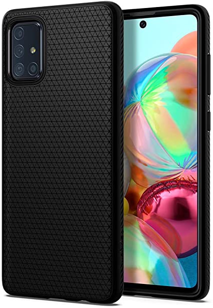 Spigen Liquid Air Armor Designed for Samsung Galaxy A71 Case (2020) - Matte Black