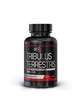 Tribulus Terrestris 1000 mg Extract Natural Libido Herbal Testosterone Booster Men Muscle Growth Sports Nutrition Supplement Energy Power Stamina Increase 45% Steroidal Saponins 50 Count Tablets
