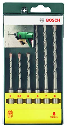 Bosch 6 Piece SDS Plus Drill Bit Set