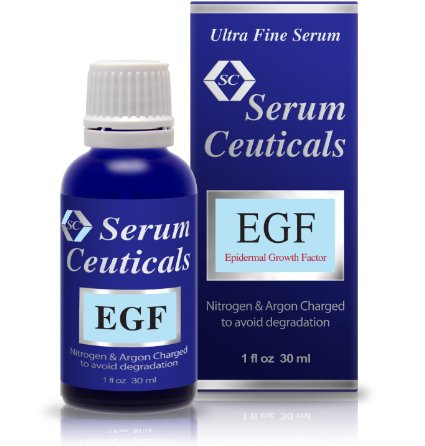 EGF Serum-Epidermal Growth Factor Serum Regulating Cell Growth, Proliferation & Differentiation to Shoal Deep Wrinkles, Erase Fine Lines, Tighten Flabby Skin and Lift Sagged Neck.