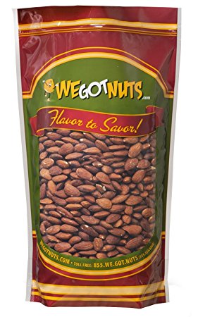 We Got Nuts Roasted Unsalted Almonds 2 Lb Bag