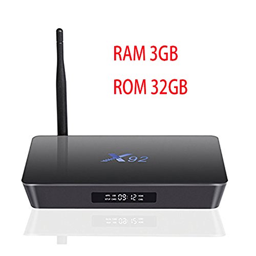 [3GB   32GB] SUNKINFON 2017 Newest RAM 3GB ROM 32GB X92 Smart Android 6.0 TV Box Amlogic S912 4K2K Octa Core Bluetooth 4.0 Dual WiFi 2.4GHz/5.8GHz 1000M Gigabit Ethernet Streaming Media Player