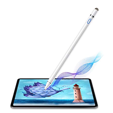 Chilison Active Stylus Digital Pen for Touch Screens,Compatible for iPhone 6/7/8/X/Xr iPad Samsung Phone &Tablets, for Drawing and Handwriting on Touch Screen Smartphones & Tablets (iOS/Android)