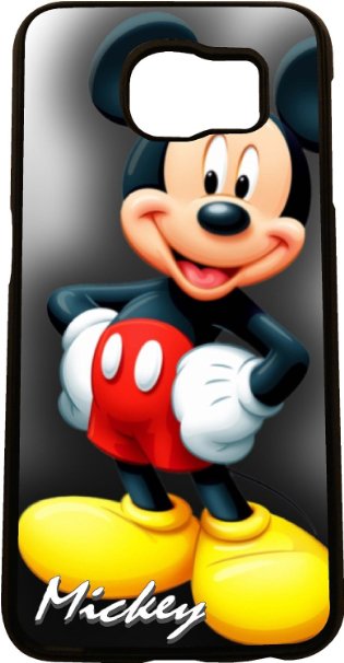Samsung Galaxy S6 Mickey Mouse Hard Black Case