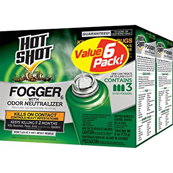 Hot Shot Fogger6 With Odor Neutralizer (HG-26180) (2 Pack) (3 - 2 oz)