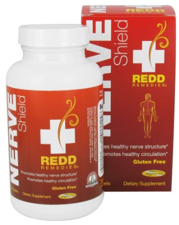 Redd Remedies Nerve Shield - Promotes Healthy Myelin Sheath - Addresses Nerve Function - Lowers Chance Of Nerve Pain - 120 Tablets