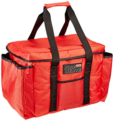 Rubbermaid Commercial ProServe Insulated Sandwich Delivery Bag, Red, FG9F4000RED