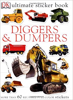 Ultimate Sticker Book: Diggers and Dumpers (Ultimate Sticker Books)