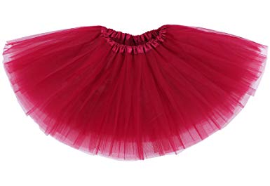 Lullaby Kid's Fairy Princess Costume Accessory 4 Layered Tulle Girls Tutu Skirt