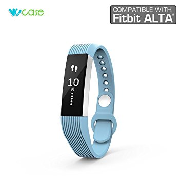 WoCase Accessory Wristband (Classic Style) for Fitbit Alta (Best Gift for Fitbit Alta User) Activity and Sleep Tracker Wristband Band Bracelet (One size, Fits Most Wrist)