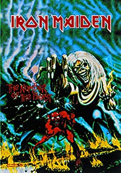 Iron Maiden - The Number of The Beast Fabric Poster 30 x 40in