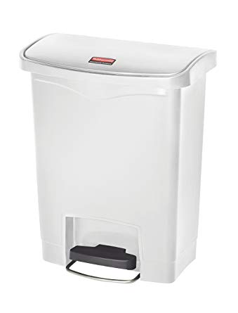 Rubbermaid Commercial Products Slim Jim Step-On Plastic Trash/Garbage Cans