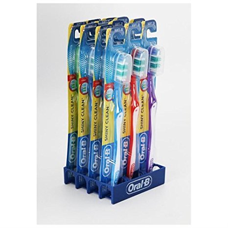 Oral B OB-SHINYCLN-12PK 12 Pack - Shiny Clean Soft 35