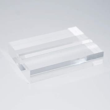 Clear Acrylic Sign Holders, Wedding Table Sign Stands, Number Card Display Holder for Wedding Restaurant(20 Pack)