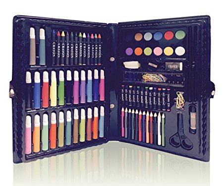 Deluxe Art Set For Kids by ART CREATIVITY - The Ideal Art Set for Beginners - Includes 101 Pieces - Eco Friendly - Unbeatable Value   Bonus Coloring Book - Best for Kids [5  Years Old]