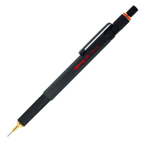 rOtring 800 Retractable Mechanical Pencil 05 mm Black Barrel