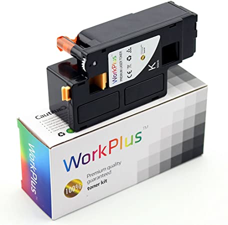 Workplus Toner Cartridge High Yield Compatible with Dell 1250c, 1350cnw, 1355cn, 1355cnw, C1760nw, C1765nf, C1765nfw Printers (1 PK, Black 331-0778)