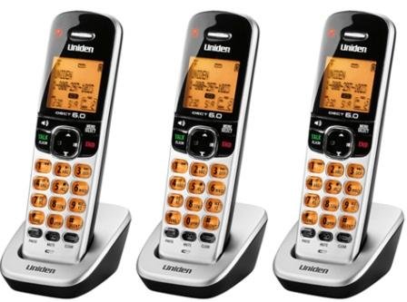 Uniden DCX170 Extra Handset / Charger Cordless Phone (3 Pack)