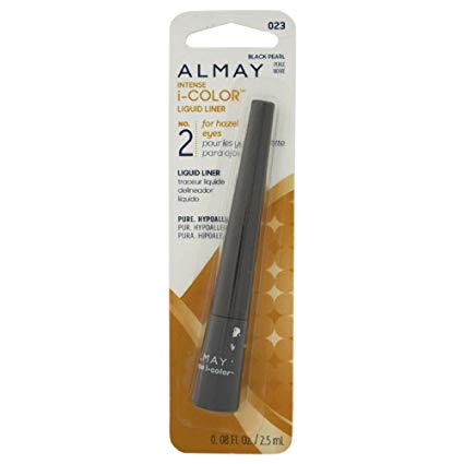 Almay Intense i-Color Liquid Liner, Black Pearl [023], 0.8 oz (Pack of 2)