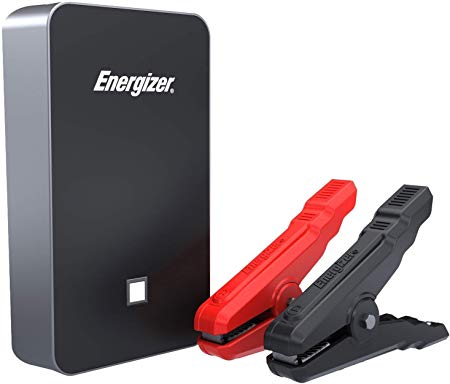 Energizer Heavy Duty Jump Starter 11,100mAh with Built-in UL Lithium Battery - Portable Car Jumper and 2.4A Power Bank USB Charger (11,100mAh, Black)