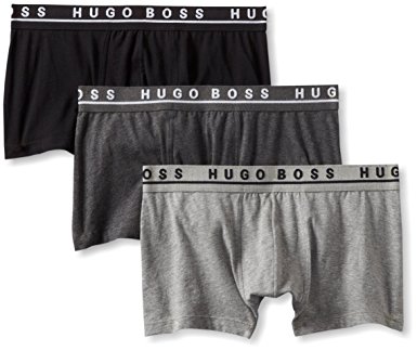 BOSS HUGO BOSS Men's Cotton Stretch Boxer Brief, Pack of 3