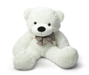 Cute 47" White Color 1.2m Giant Huge Cuddly Stuffed Animals Plush Teddy Bear Toy Doll