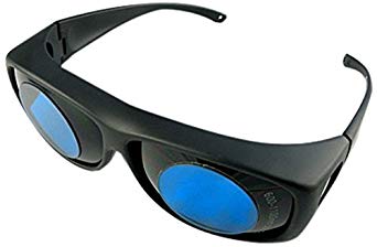 Lightobject LSR-EP14-10A Infrared Laser Eyes Protection Glasses/Goggle, 600-1100 nanometer, Red
