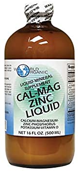 World Organic Cal-Mag Zinc Liquid Supplement -- 16 fl oz