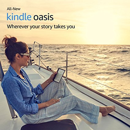 All-New Kindle Oasis E-reader, Waterproof, 7" High-Resolution Display (300 ppi), Built-In Audible, 8 GB Wi-Fi