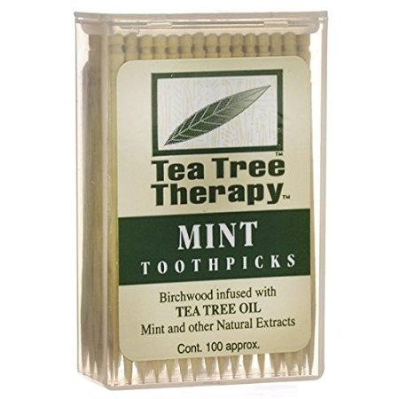 Tea Tree Therapy - Tea Tree & Menthol Toothpicks (100 count)
