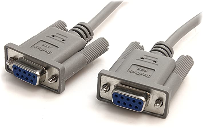 StarTech.com 10' RS232 Serial Null Modem Cable - Null modem cable - DB-9 (F) to DB-9 (F) - 10 ft - SCNM9FF