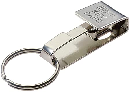 Lucky Line Key Safe Slip-On, 2” Wide Belt Key Ring - Heavy Duty Belt Key Clip, Key Chain